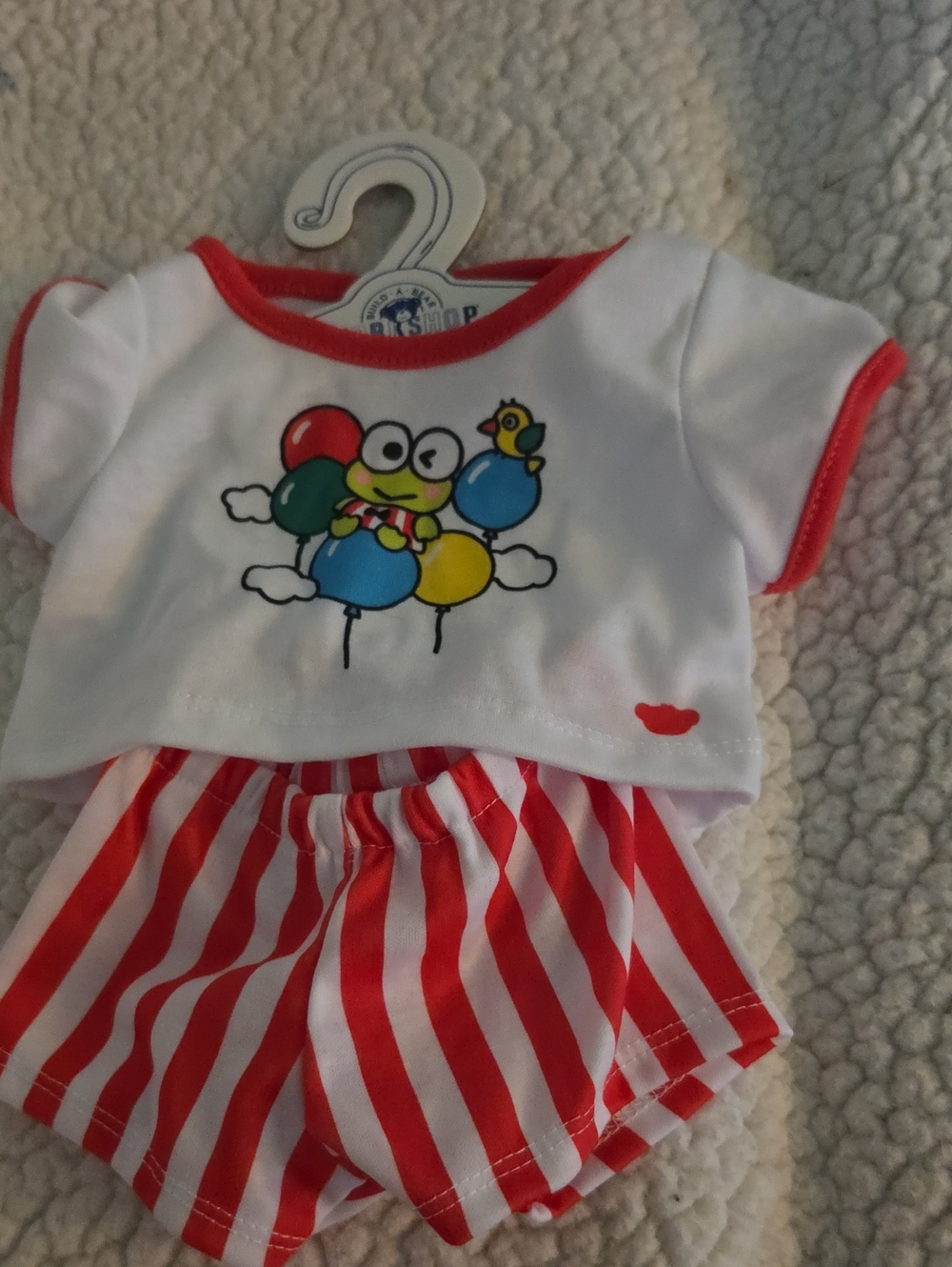 Build a bear hello kitty Keroppi Shorts Set